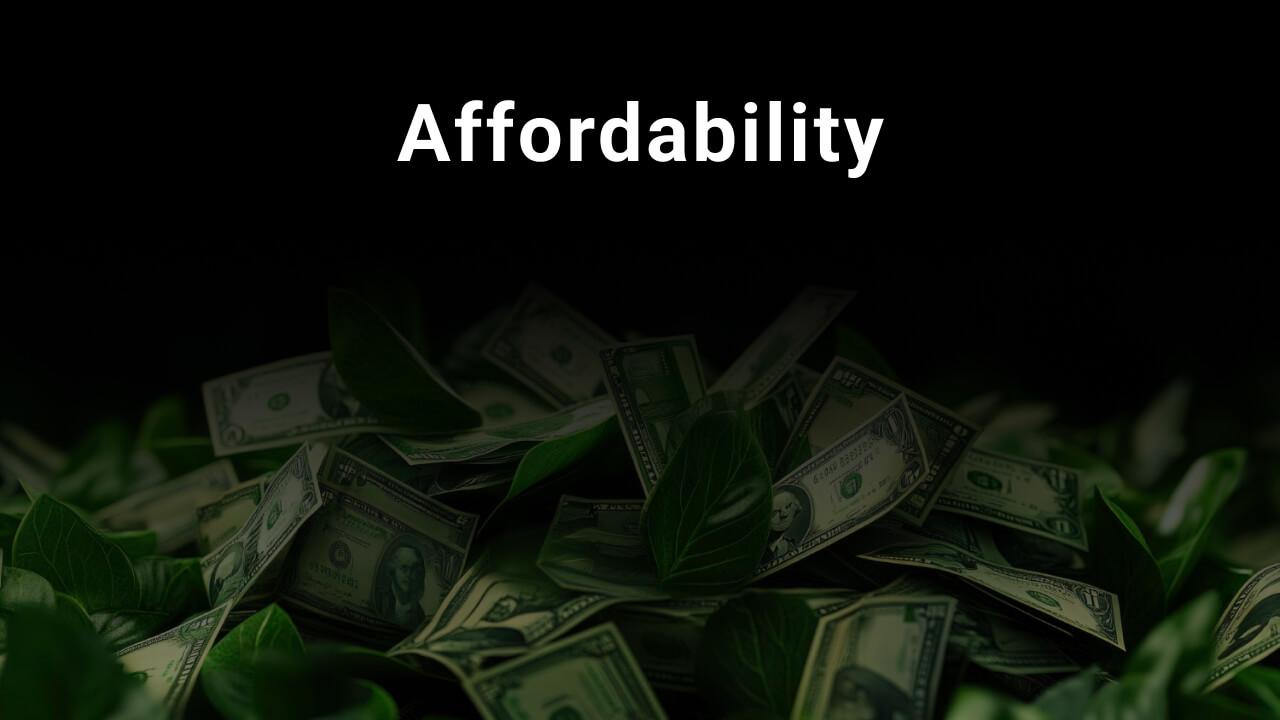 4. Affordability banner