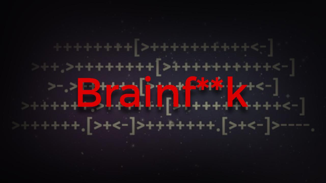 5. Brainf**k banner