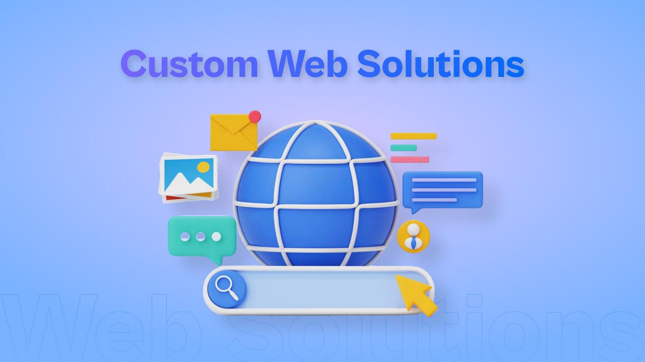 1. Custom Web Solutions banner