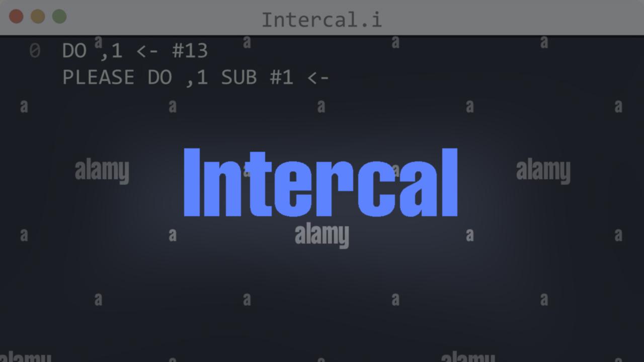 4. INTERCAL banner