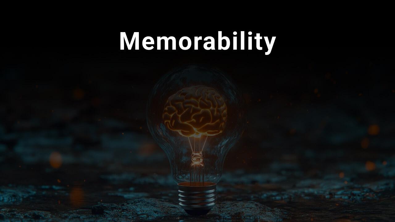 3. Memorability banner