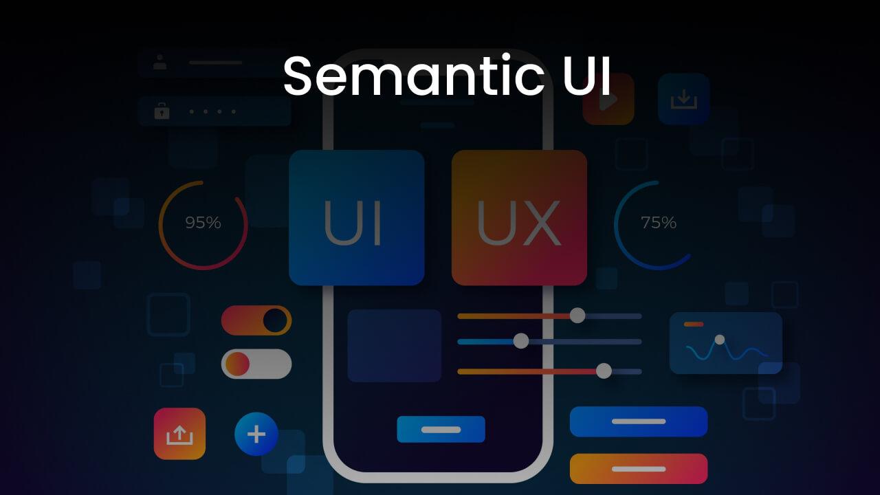 8. Semantic UI banner