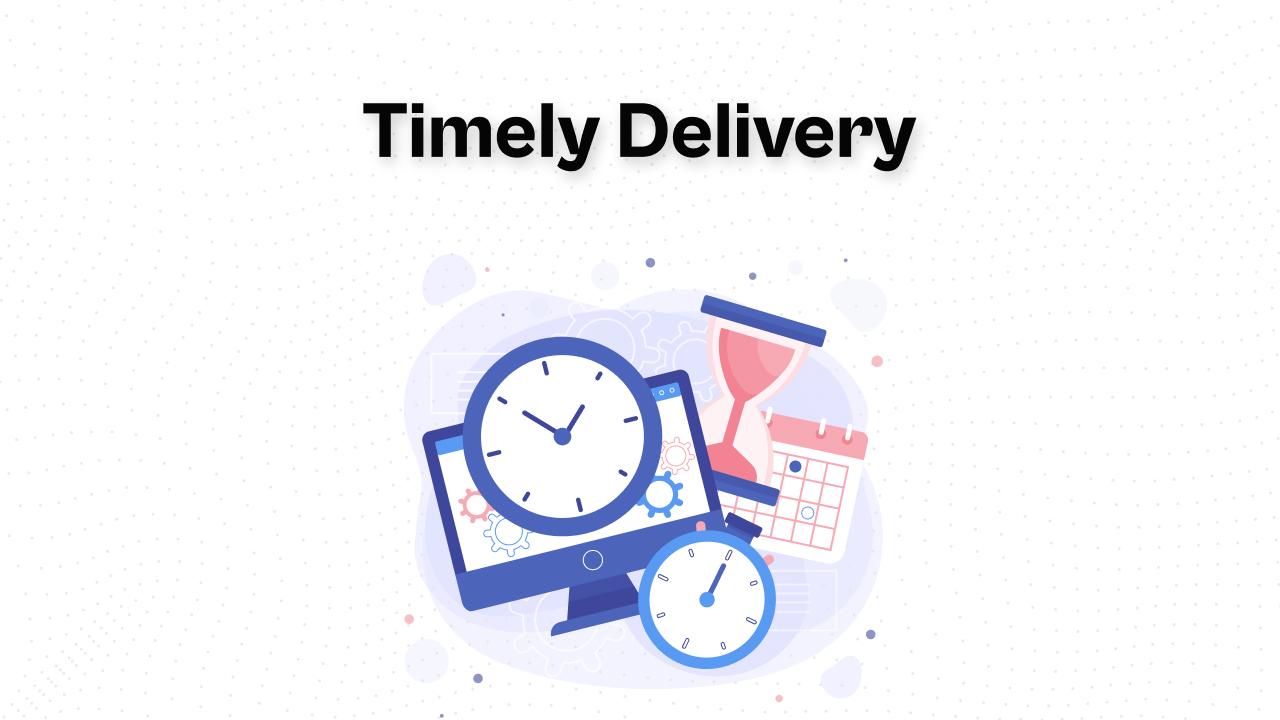 Timely Delivery banner